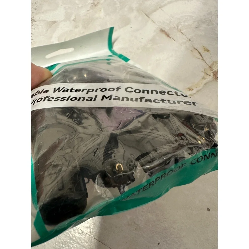 4-Pack AOHUA M20 Waterproof Connector 1503 FM‎ Outdoor Electrical Plug-New